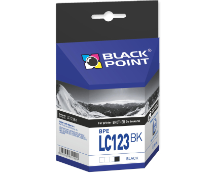 Tusz Tusz BLACK POINT BPBLC123BK Zamiennik Brother LC123BK